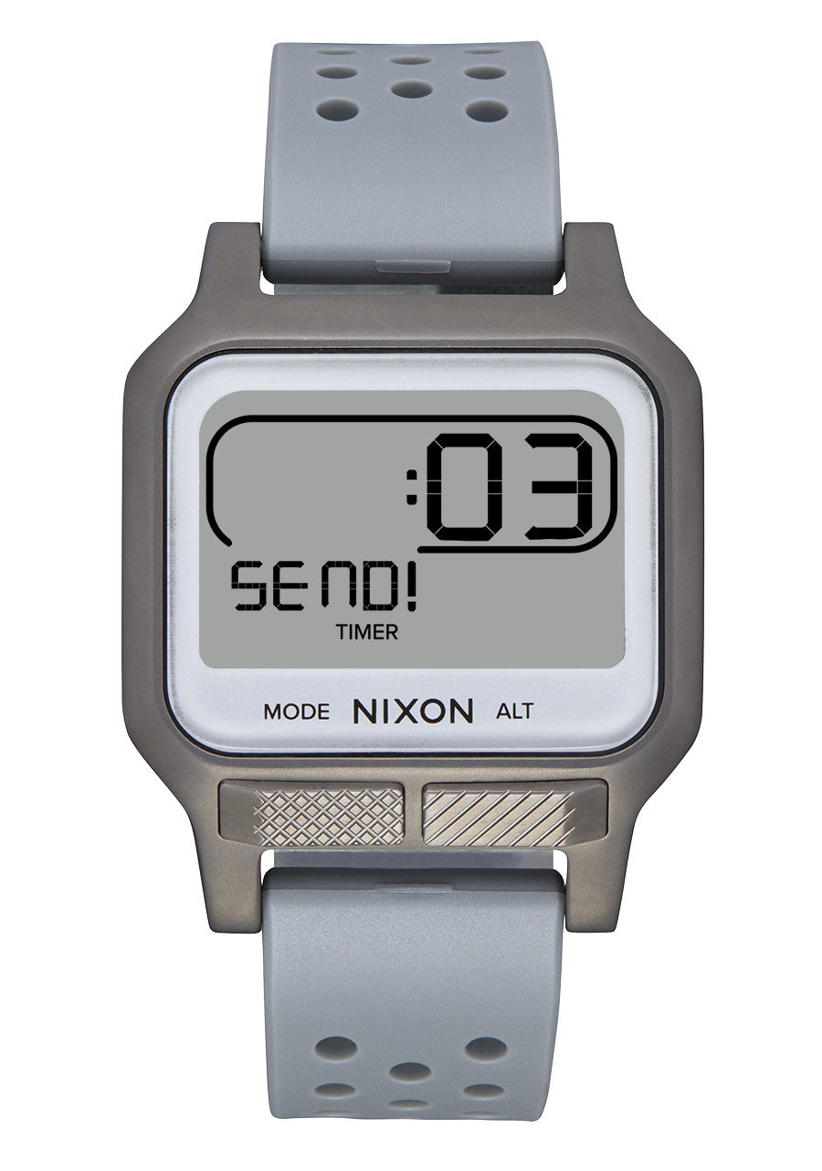 Nixon The Heat Watch 5106-Gunmetal-Positive