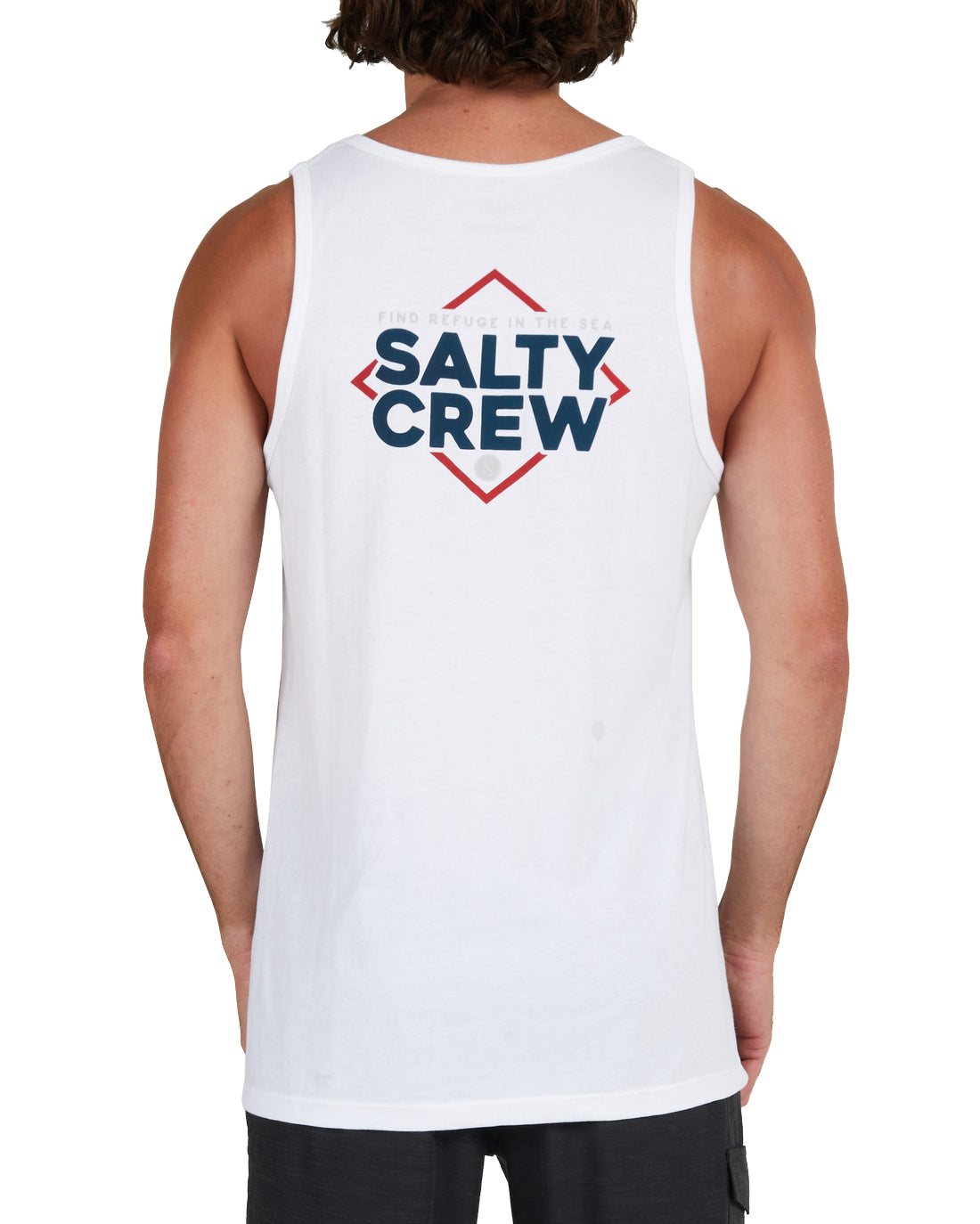Salty Crew No Slack Tank White L