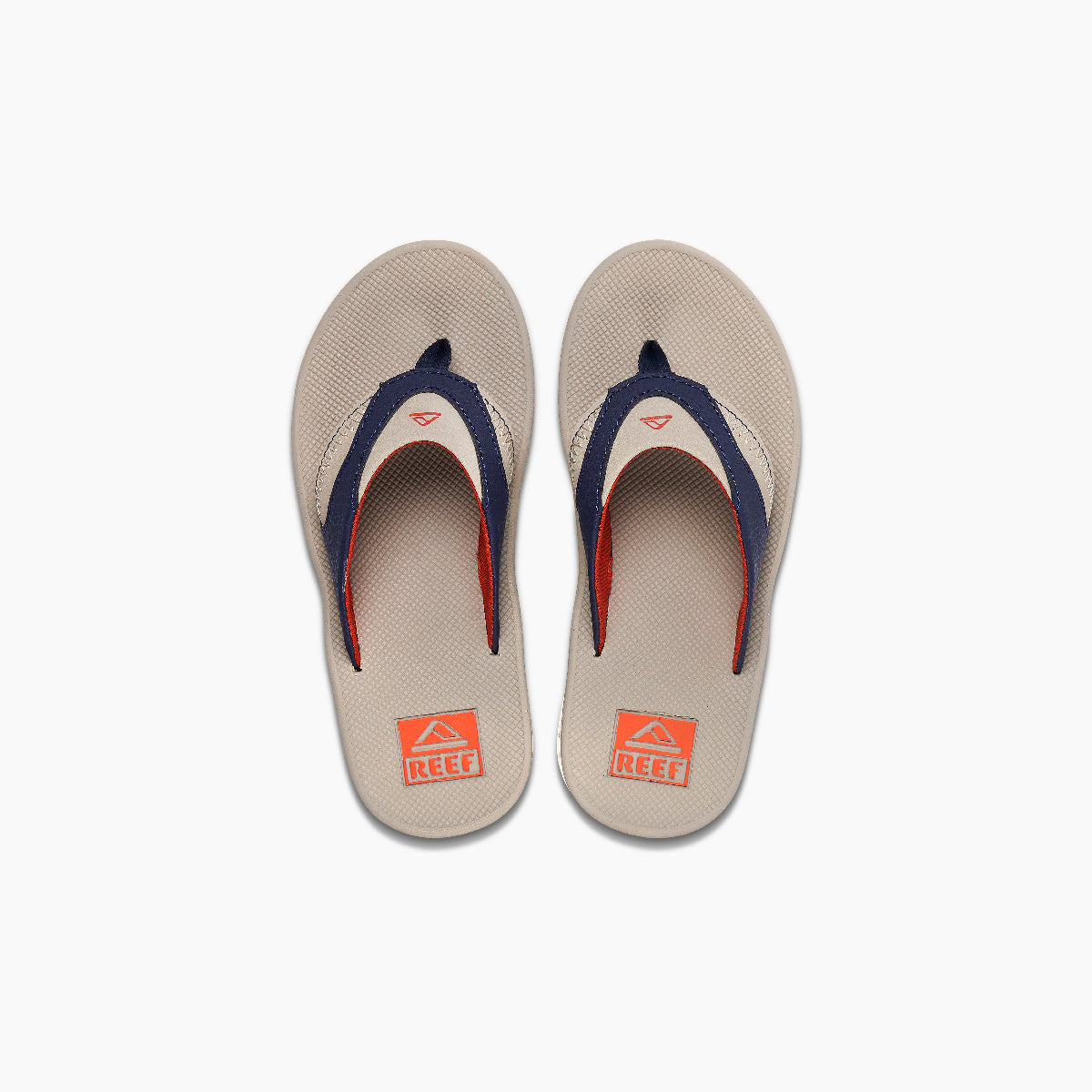 Reef Fanning Boys Sandal Taupe-Navy 3 Y