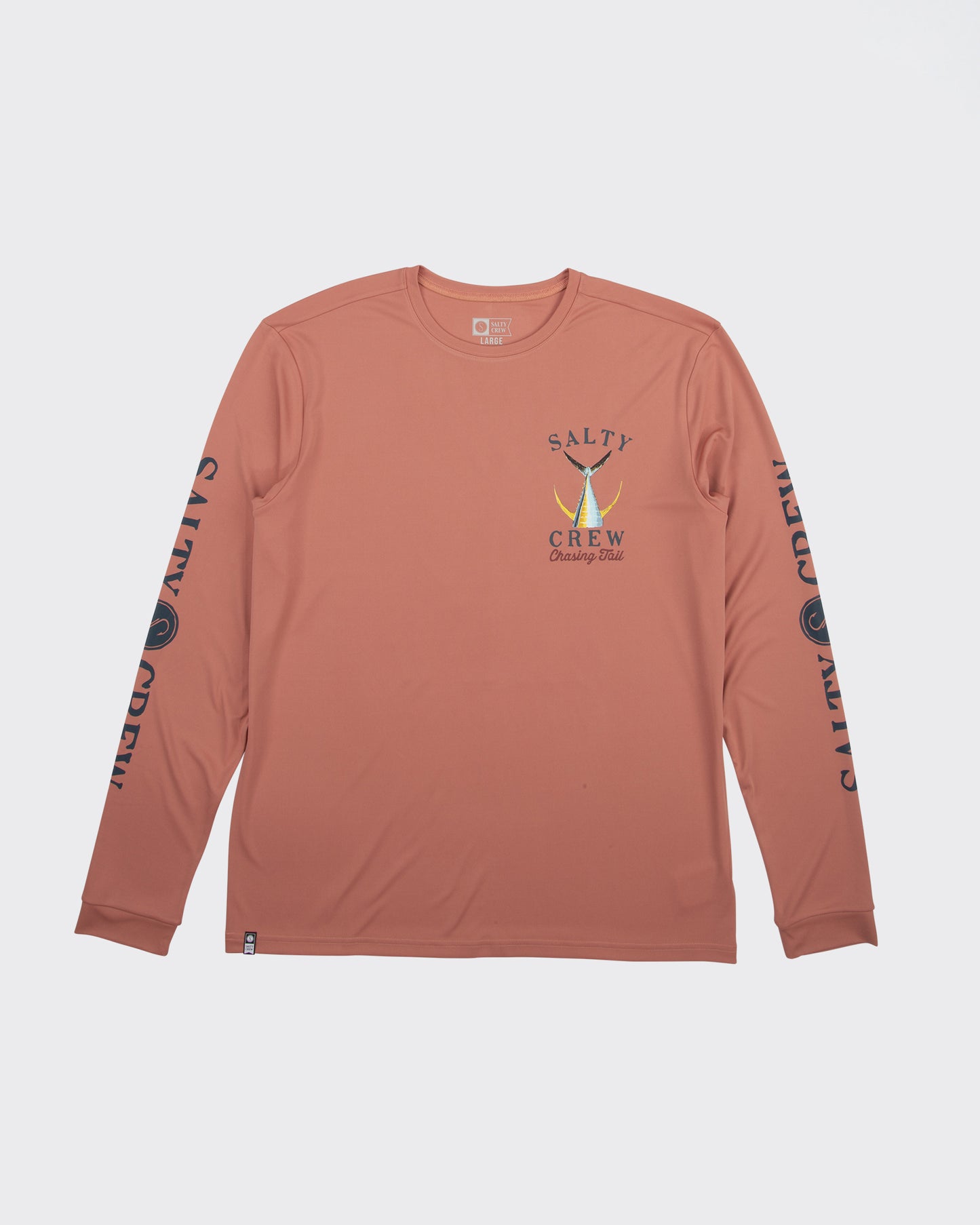 Salty Crew Tailed LS Tech Tee Coral S