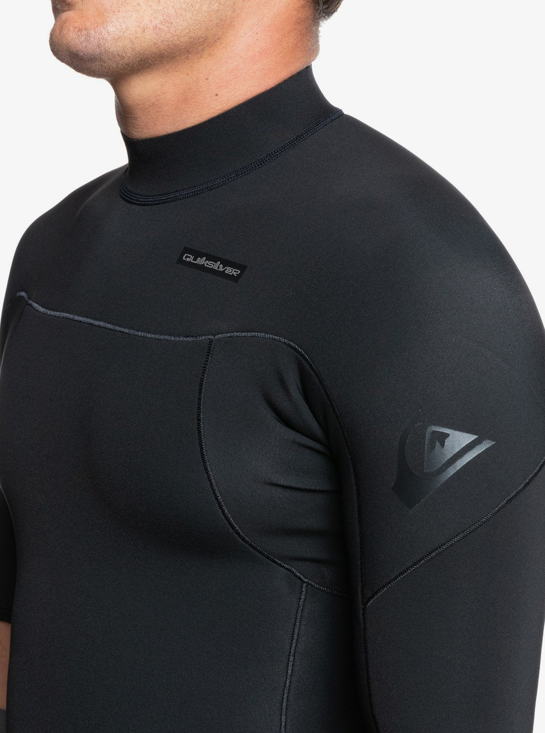 Quiksilver Everyday Sessions 2/2mm SS Back Zip Springsuit KVD0-Jet Black XL