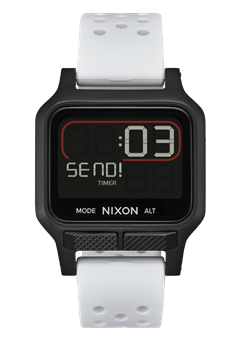 Nixon The Heat Watch 005-Black-White