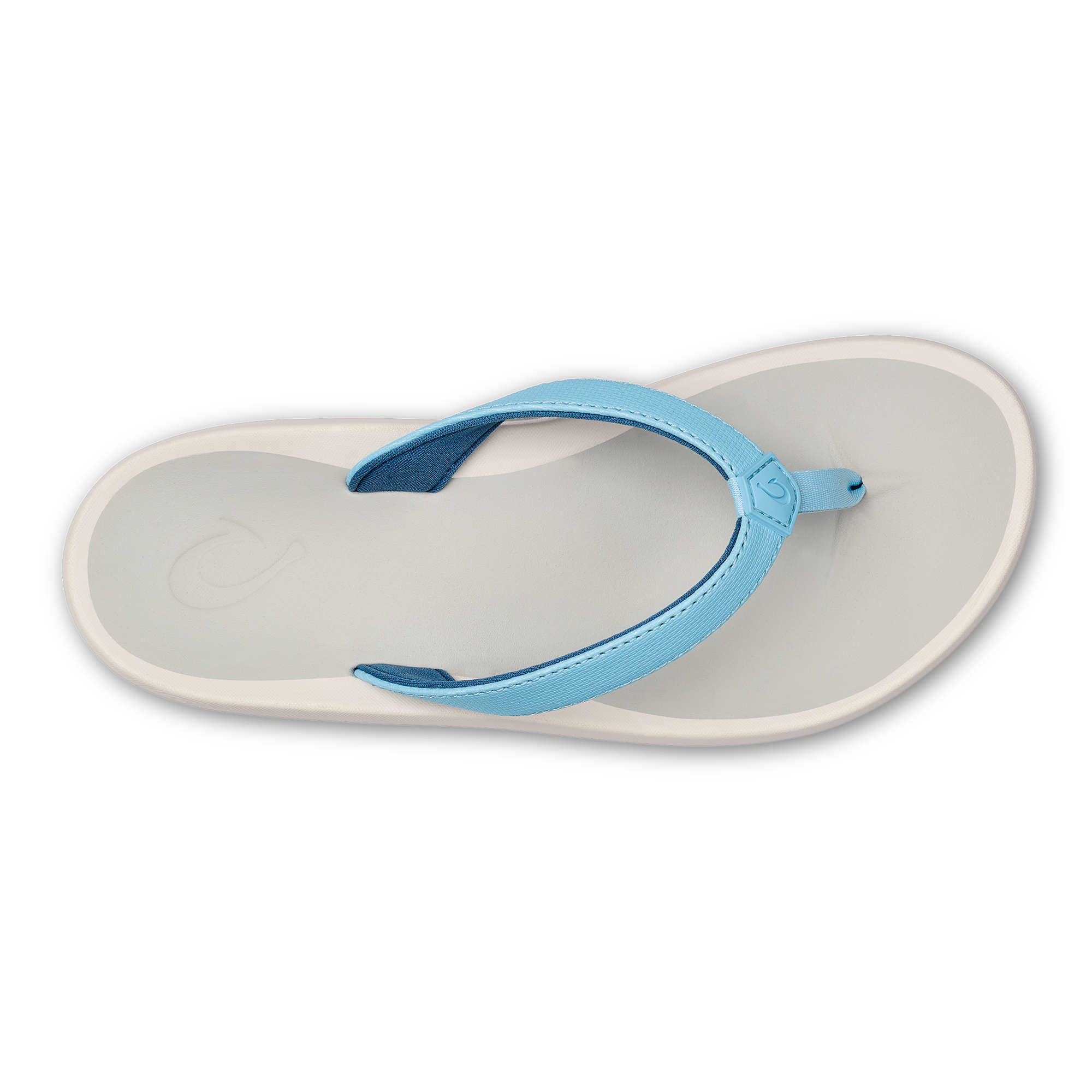 Olukai Pi oe Womens Sandal NBDW-Lanai Breeze-Mist Grey 6