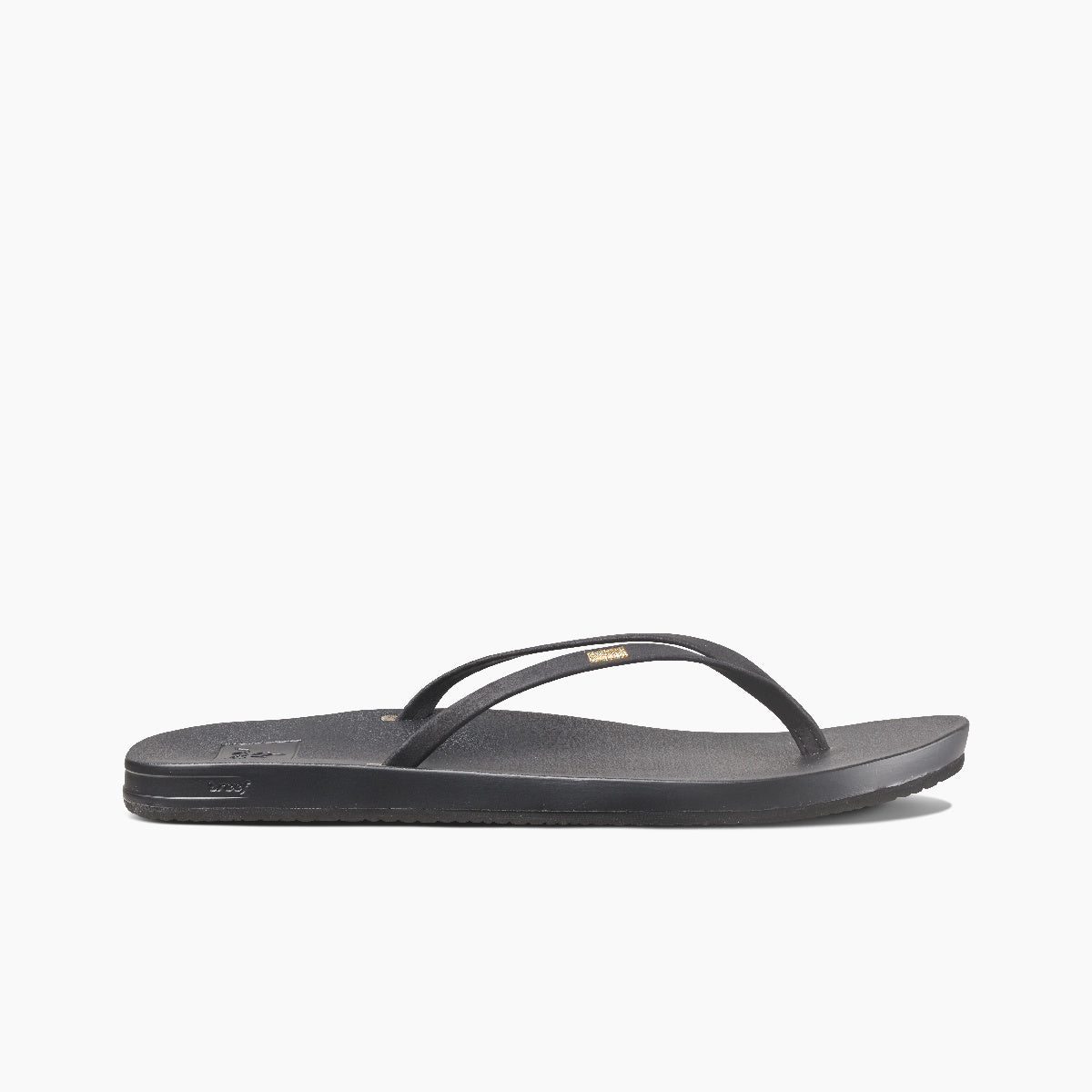Reef Cushion Slim Womens Sandal Black 8