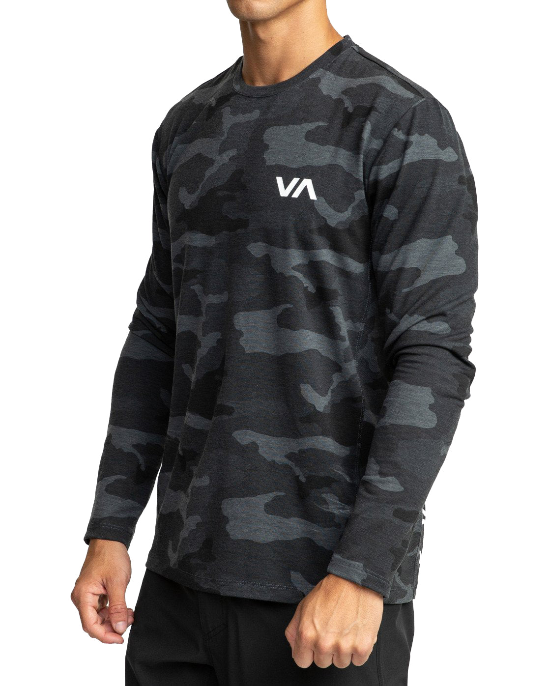 RVCA Sport Vent LS Tee CAM L