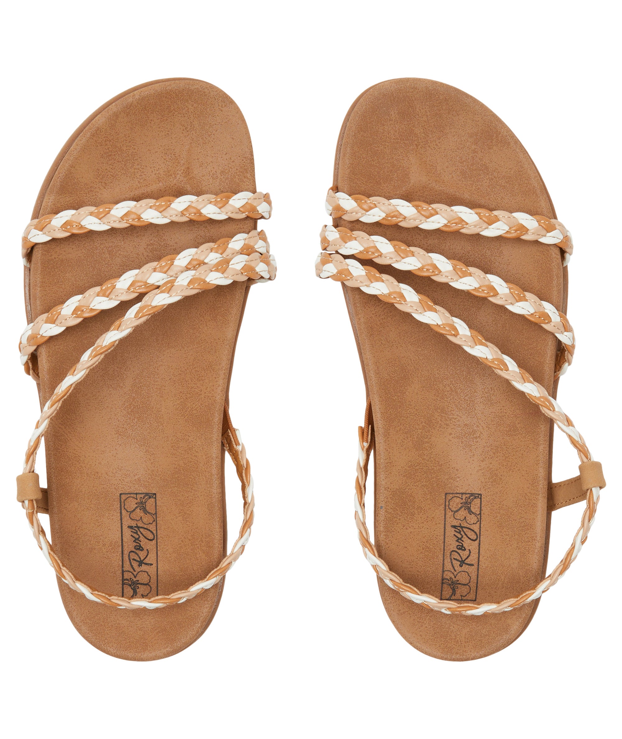 Roxy Ymani Womens Sandal BTN-Brown-Tan 9