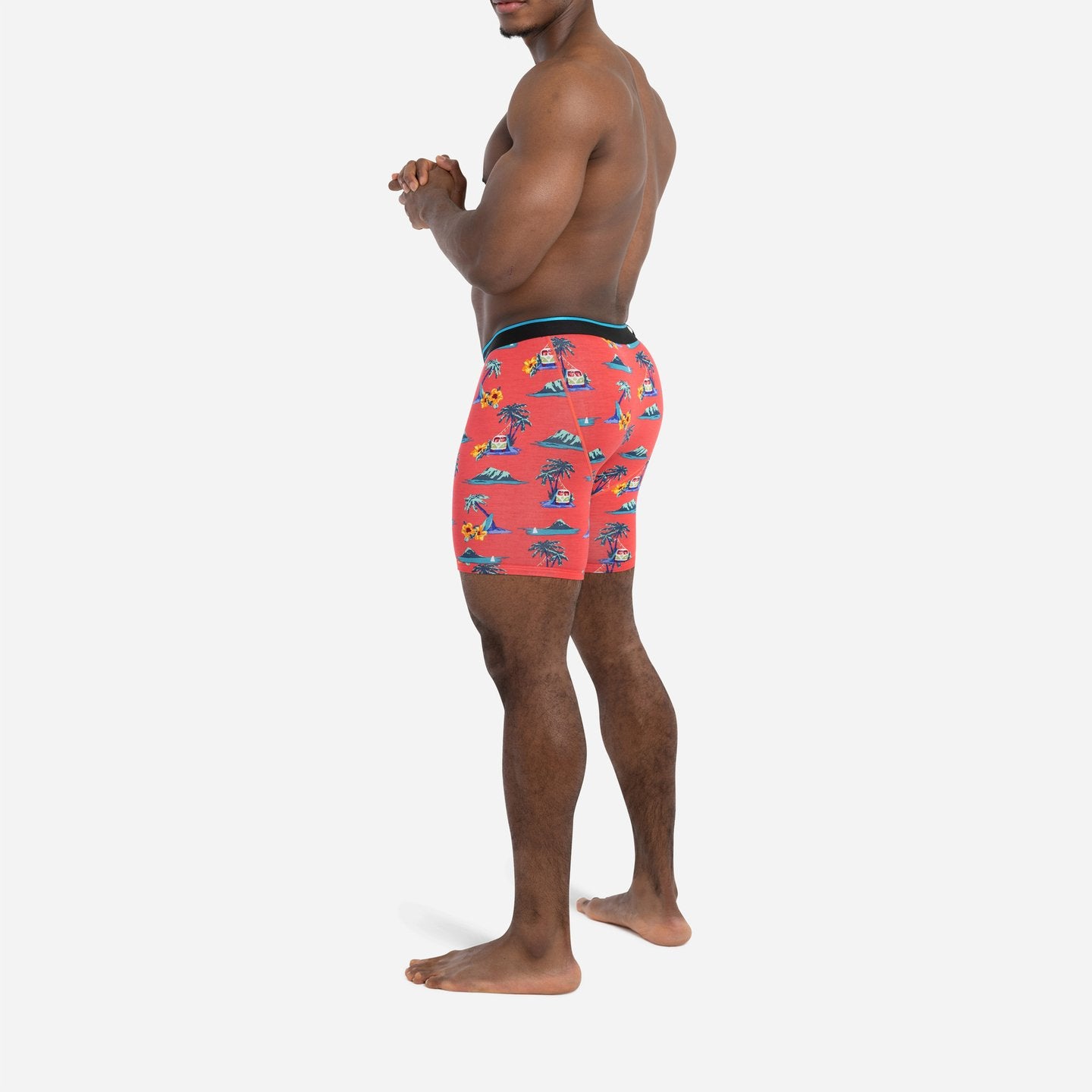 BN3TH Classic Printed Boxer Brief Aloha/Coral XL