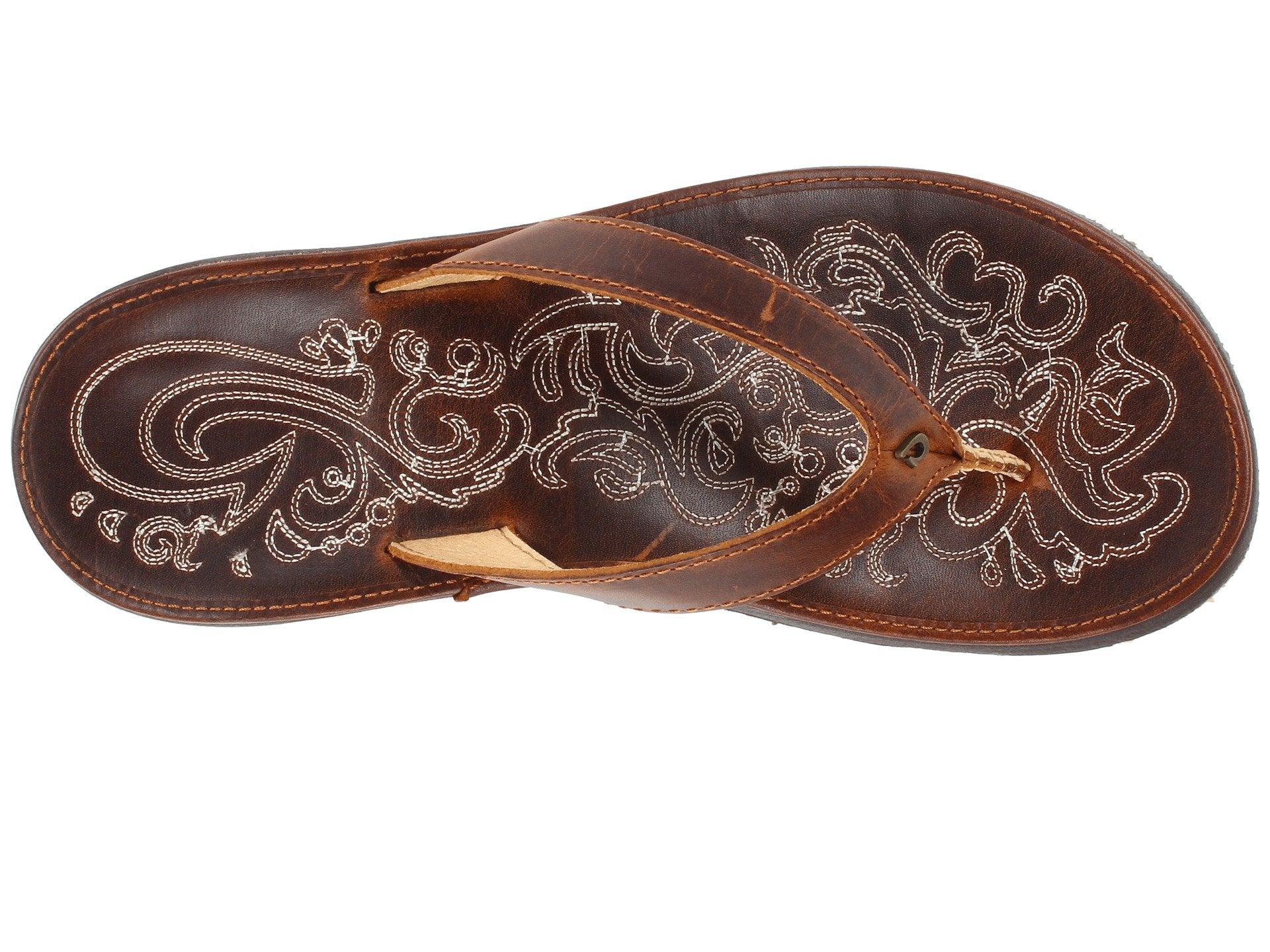 Olukai Paniolo Womens Sandal 8787-Natural-Natural 7