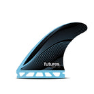 Futures Fins R4 Honeycomb Thruster Fin Set Blue S