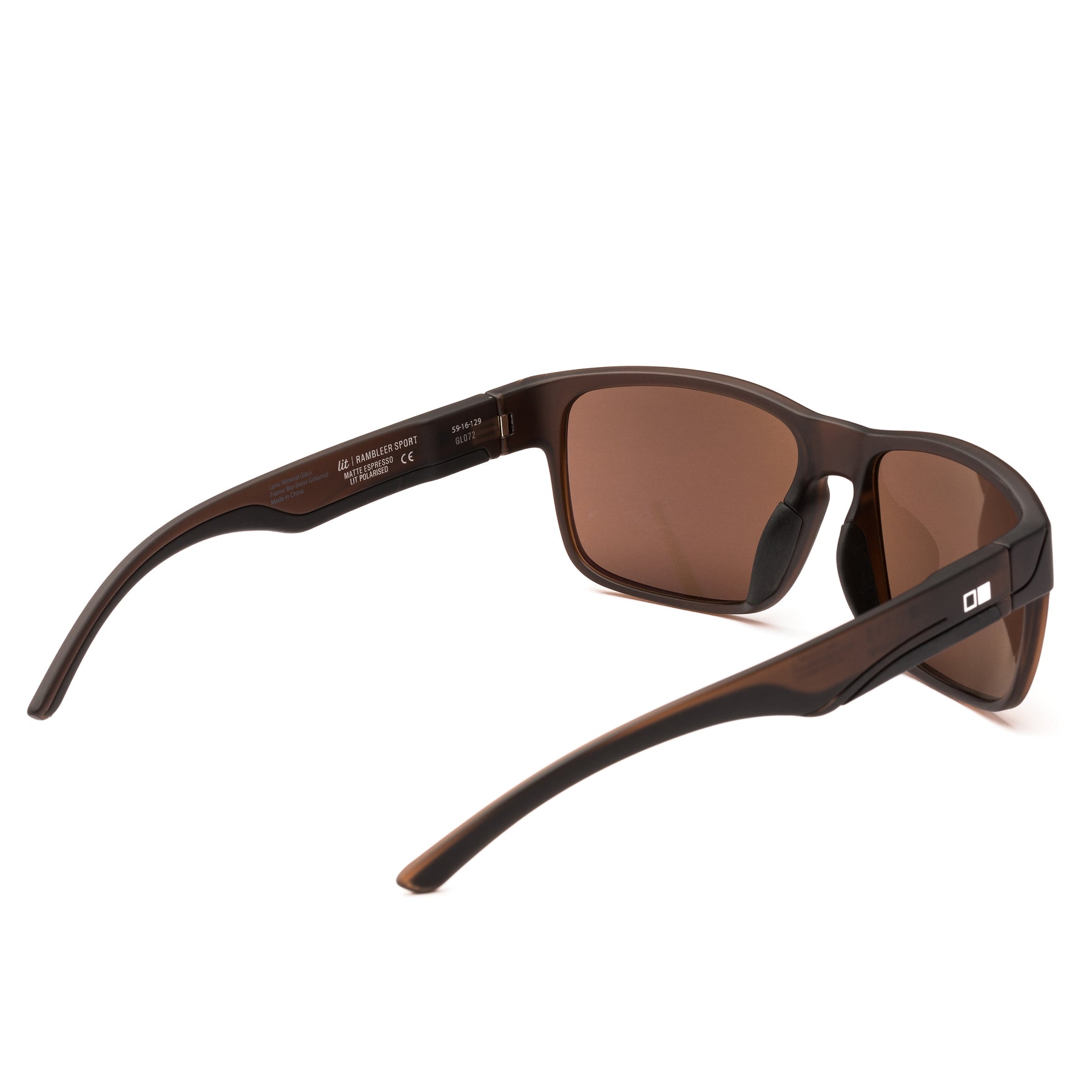 Otis Rambler Sport X Sunglass MatteEspresso LITBrownPolar Square