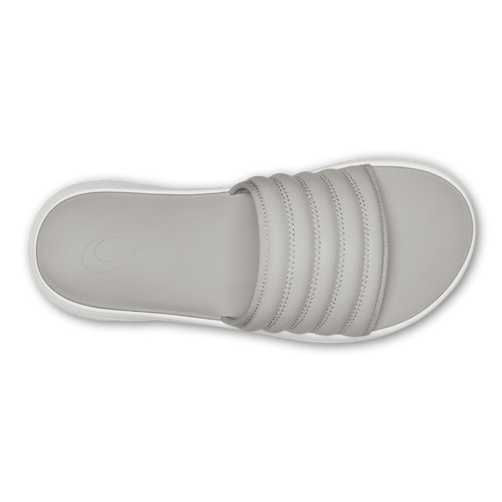 Olukai Komo Slide Mens Sandal DWDW-Mist Grey-Mist Grey 14