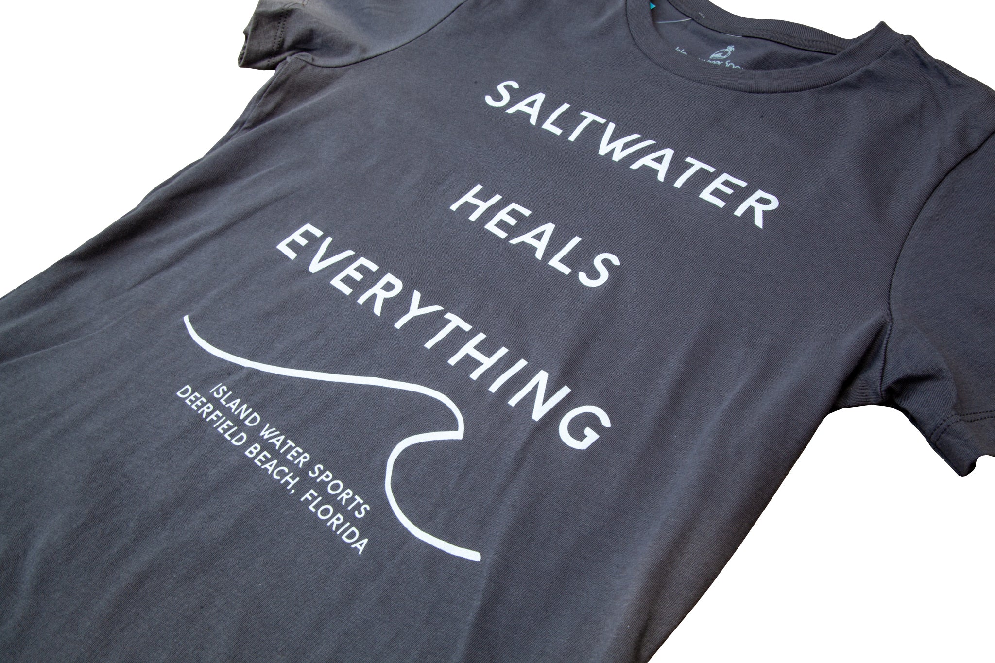 IWS Saltwater Heals Everything Relaxed S/S Tee Asph-WHT S