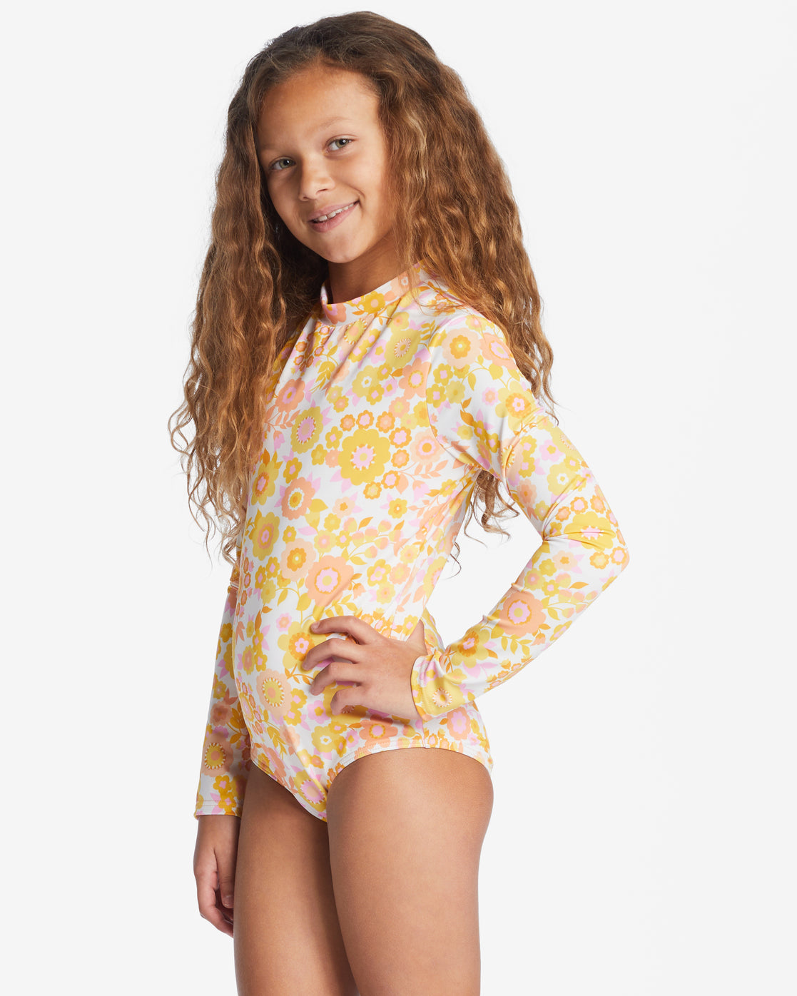 Billabong Girls Wildflower LS Bodysuit MUL 14