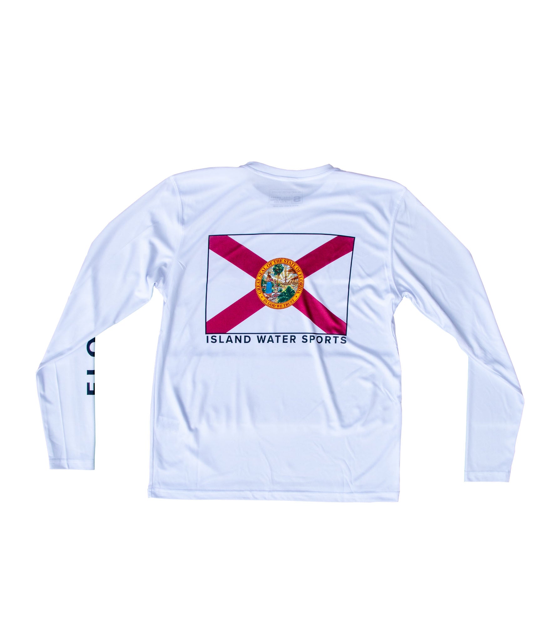 Island Water Sports Florida Flag Performance LS UV Shirt