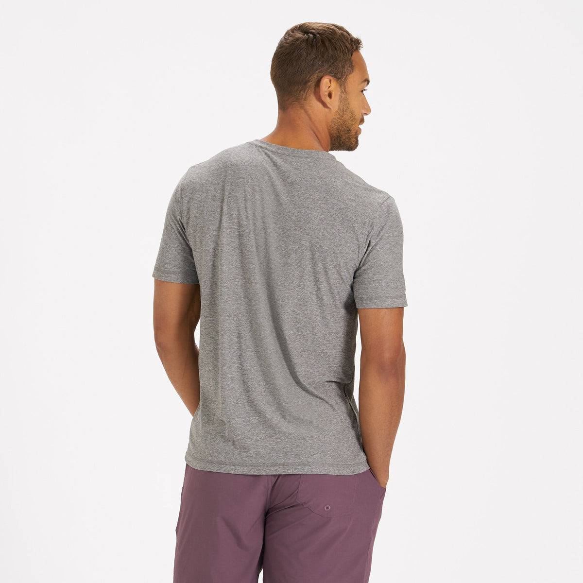 Vuori Strato SS Tech Tee HTG-HeatherGrey L