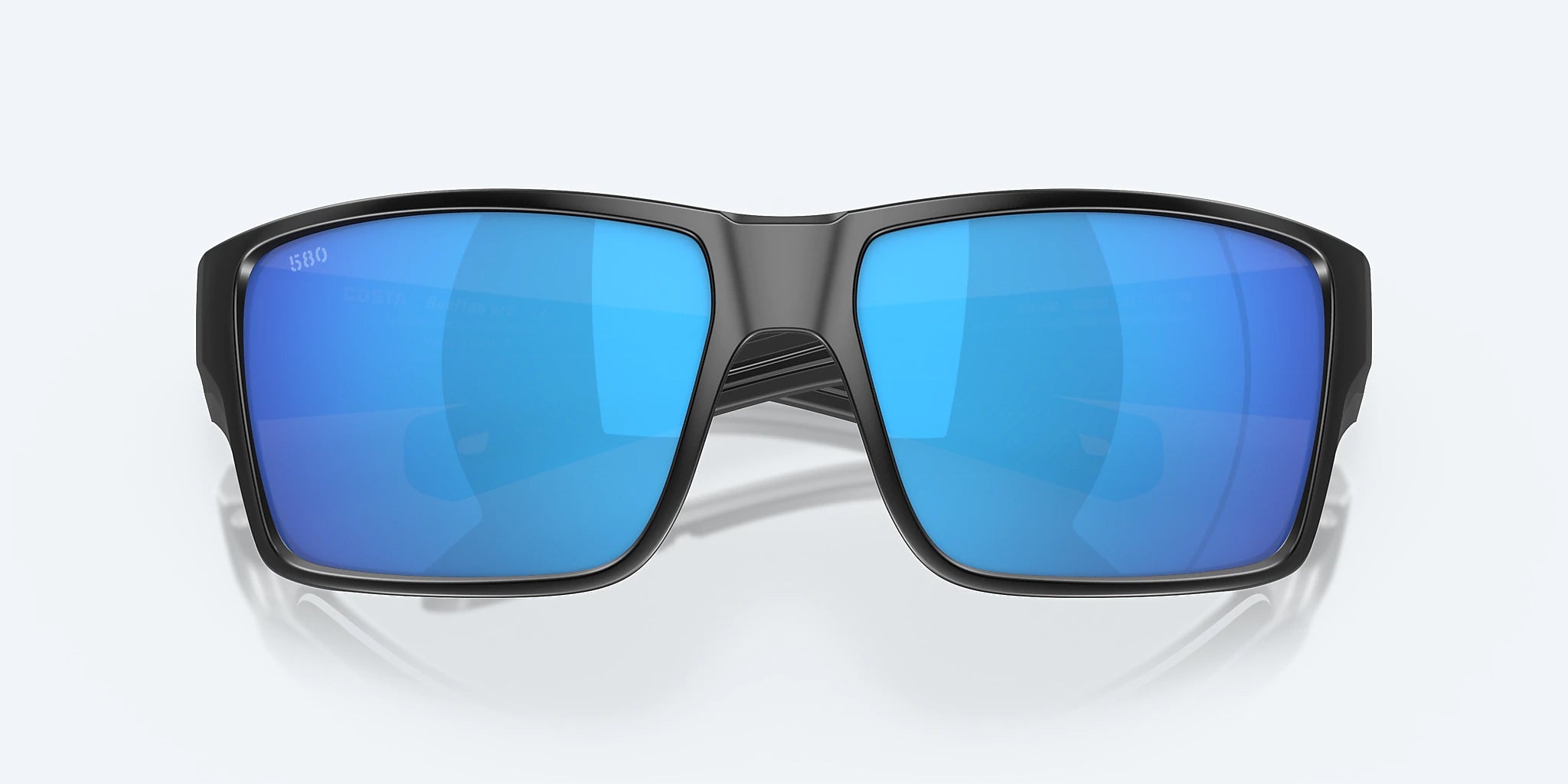 Costa Del Mar Reefton Pro Polarized Sunglasses Black BlueMirror 580G