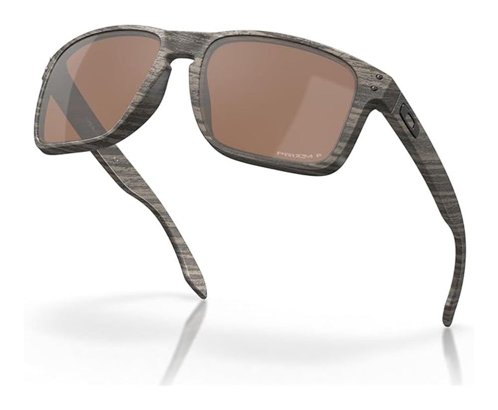 Oakley Holbrook XL Polarized Sunglasses Woodgrain PrizmTungsten Square