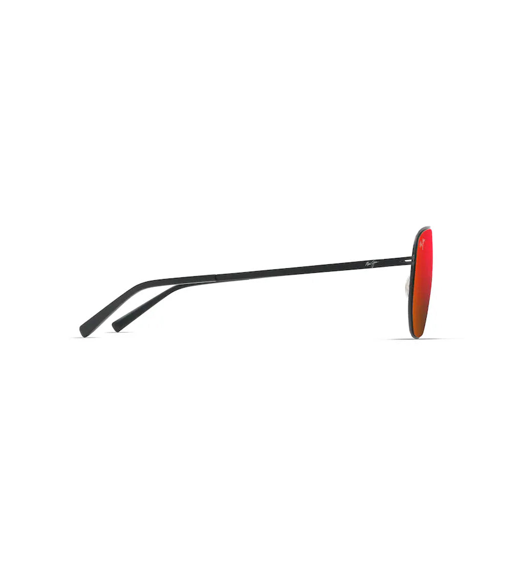 Maui Jim Shark's Cove Polarized Sunglasses MatteBlack HawaiiLava
