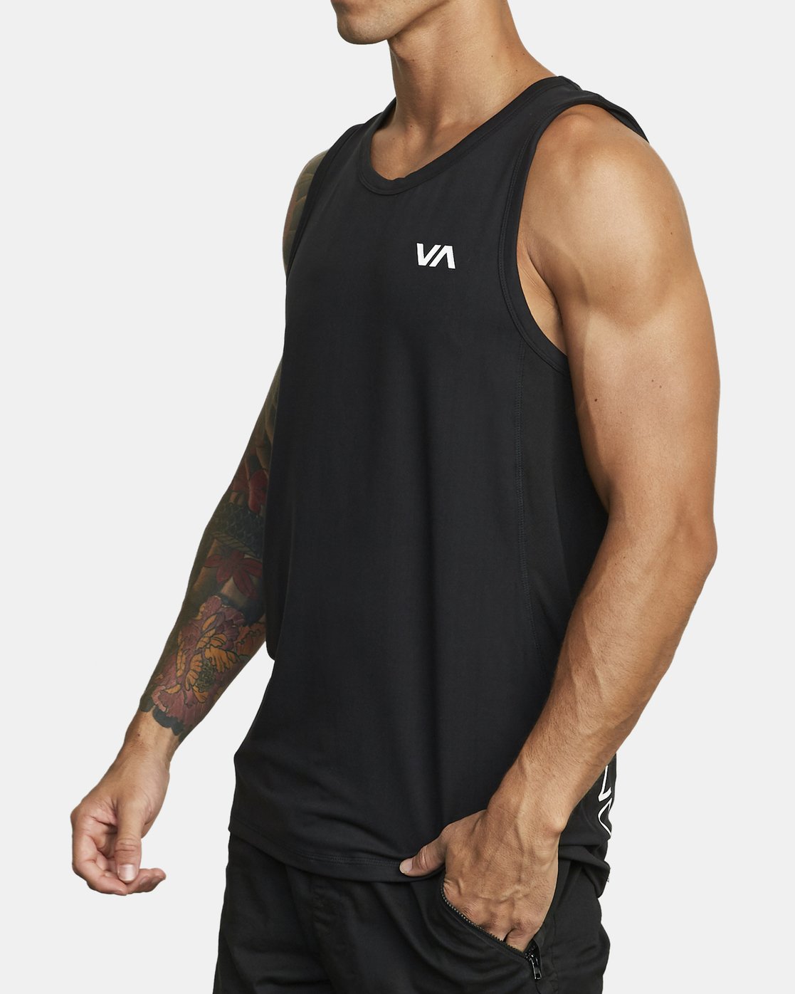 RVCA Sport Vent SL Tank BLK-Black L