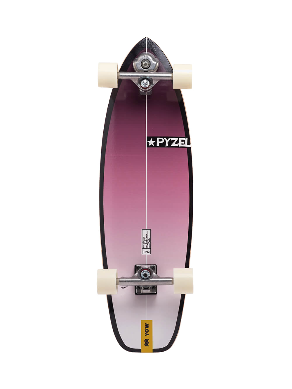YOW Skateboards Pyzel Surfskate 33.5 Ghost