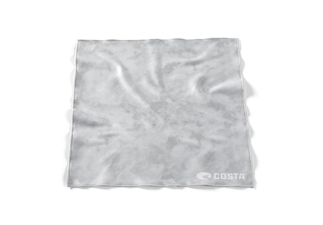 Costa Del Mar 12 x12 Microfiber Cleaning Cloth Gray OS