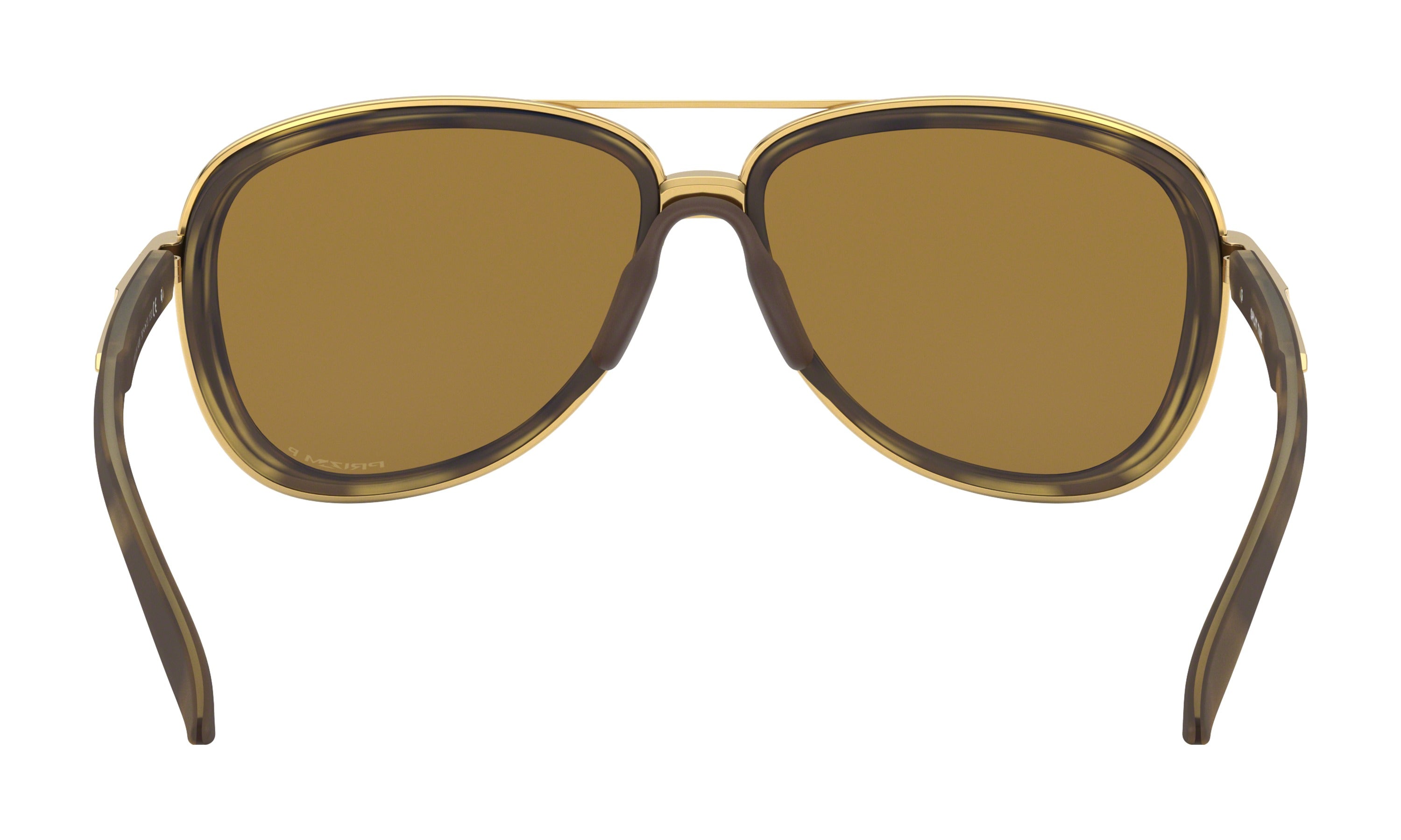 Oakley Split Time Sunglasses Tort/Gold Prizm Rose Gold Aviator