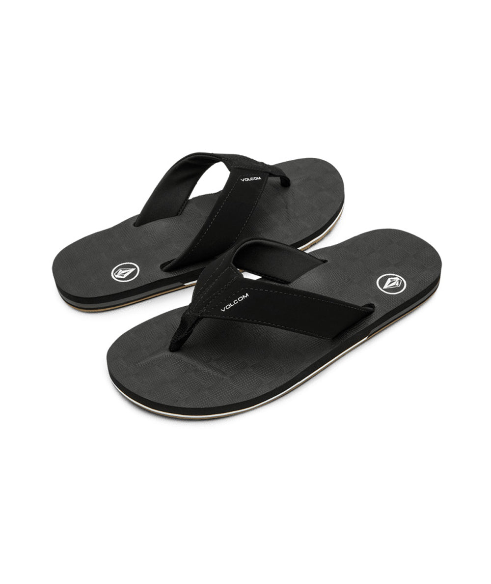 Volcom Victor Mens Sandal BLK23-Black 13