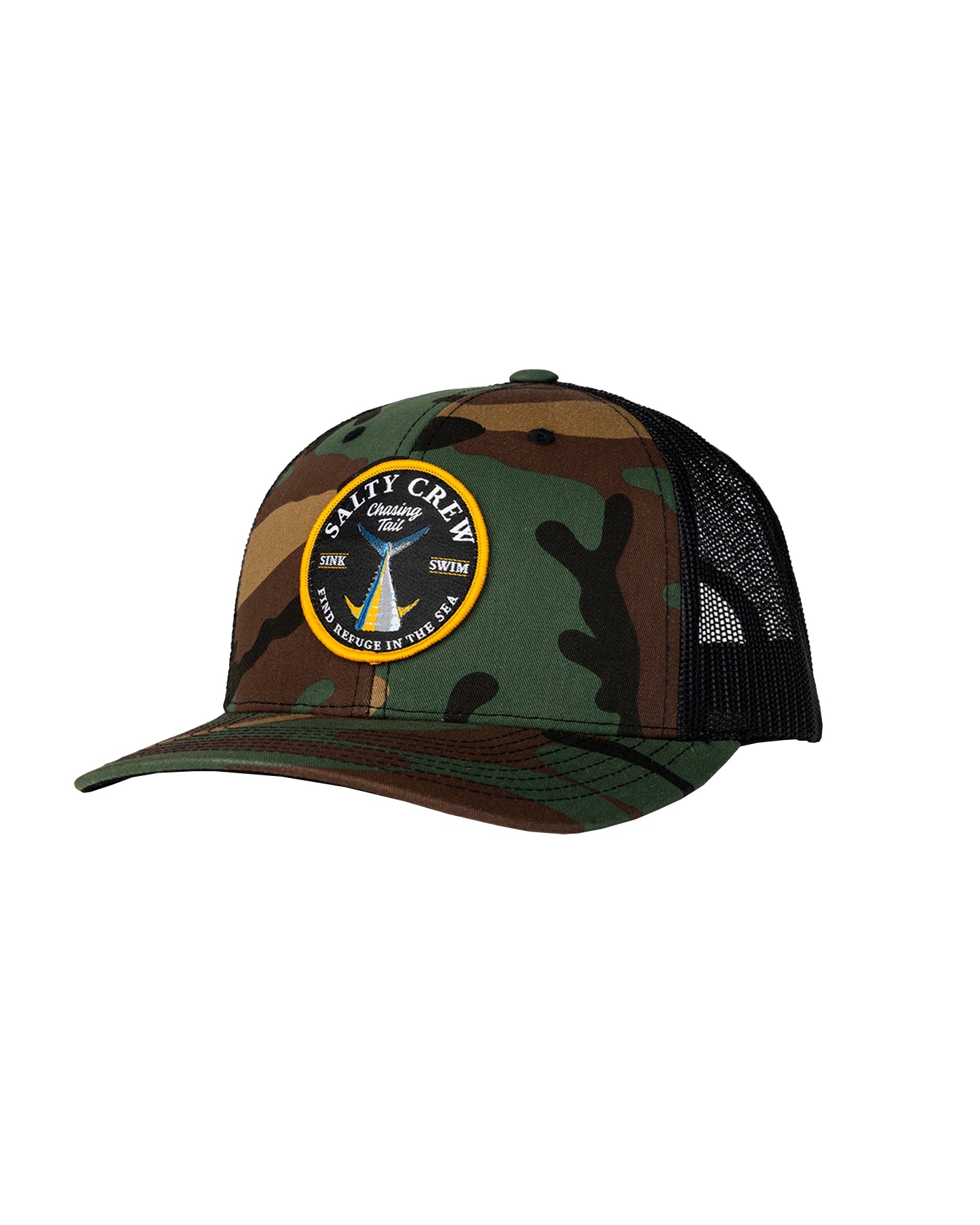 Salty Crew Bottom Dweller Retro Trucker Camo OS