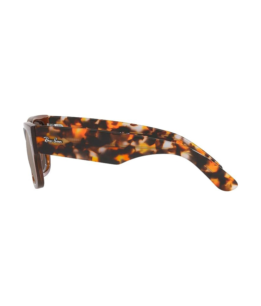 Ray Ban Mega Wayfare Polarized Sunglasses TransparentBrown LightBrownMirror
