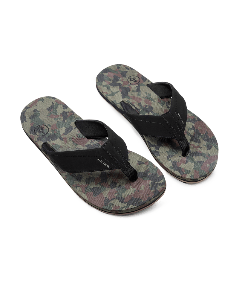 Volcom Victor Mens Sandal DCA23-Dark Camo 10