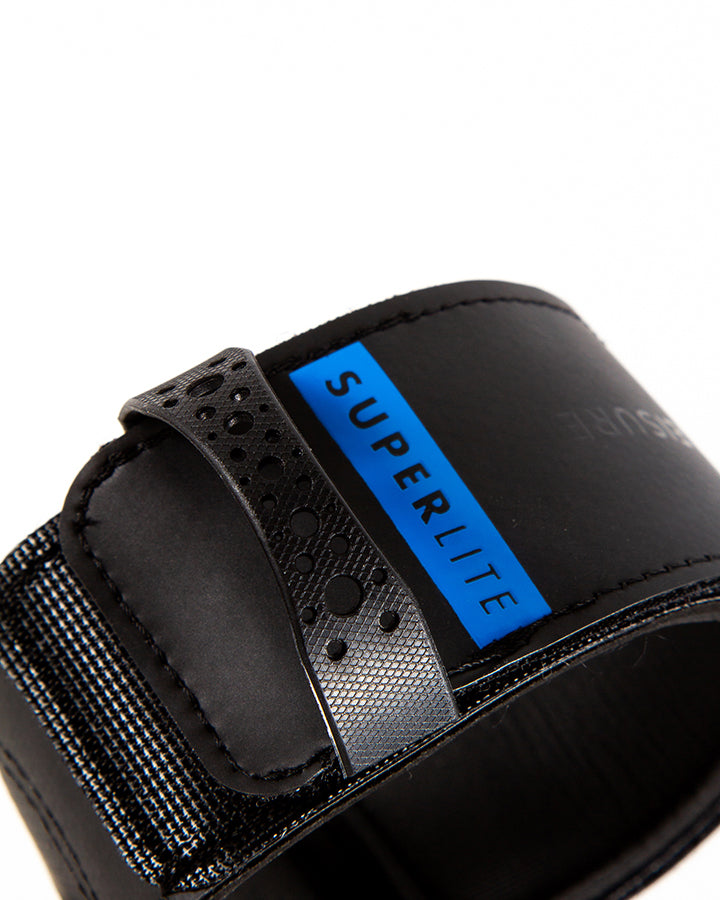Creatures of Leisure Superlite Lite Leash Black-Cyan 6ft0in