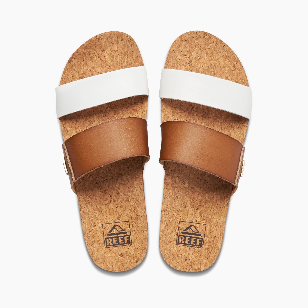 Reef Cushion Vista Womens Sandal White-Duo 8