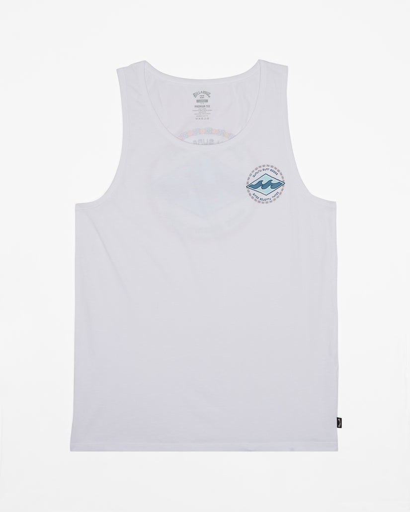 Billabong Rotor Diamond Tank Top White M