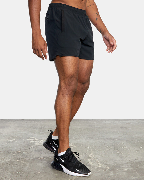 RVCA Yogger Elastic 15" Shorts BLK XL