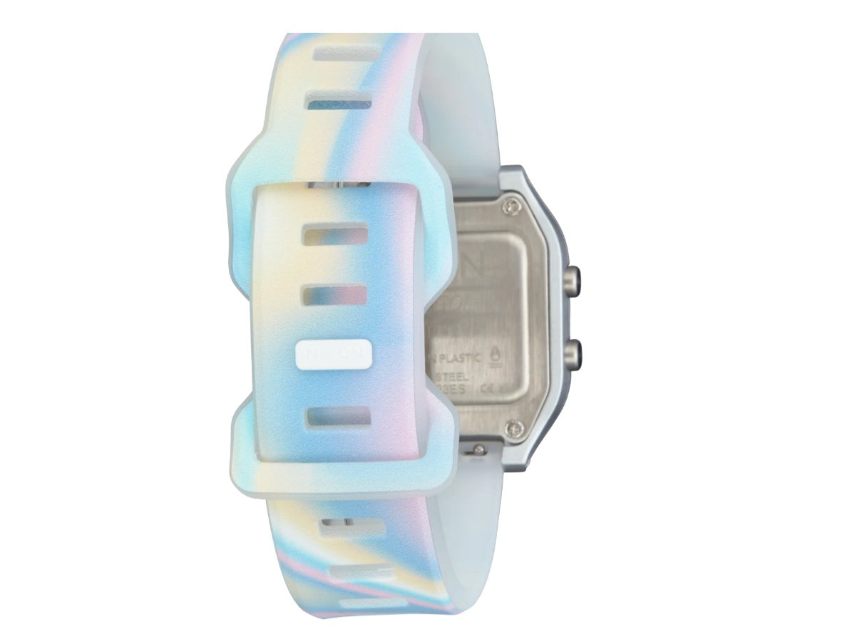 Nixon The Ripper Watch 5229-Silver-Pastel Swirl