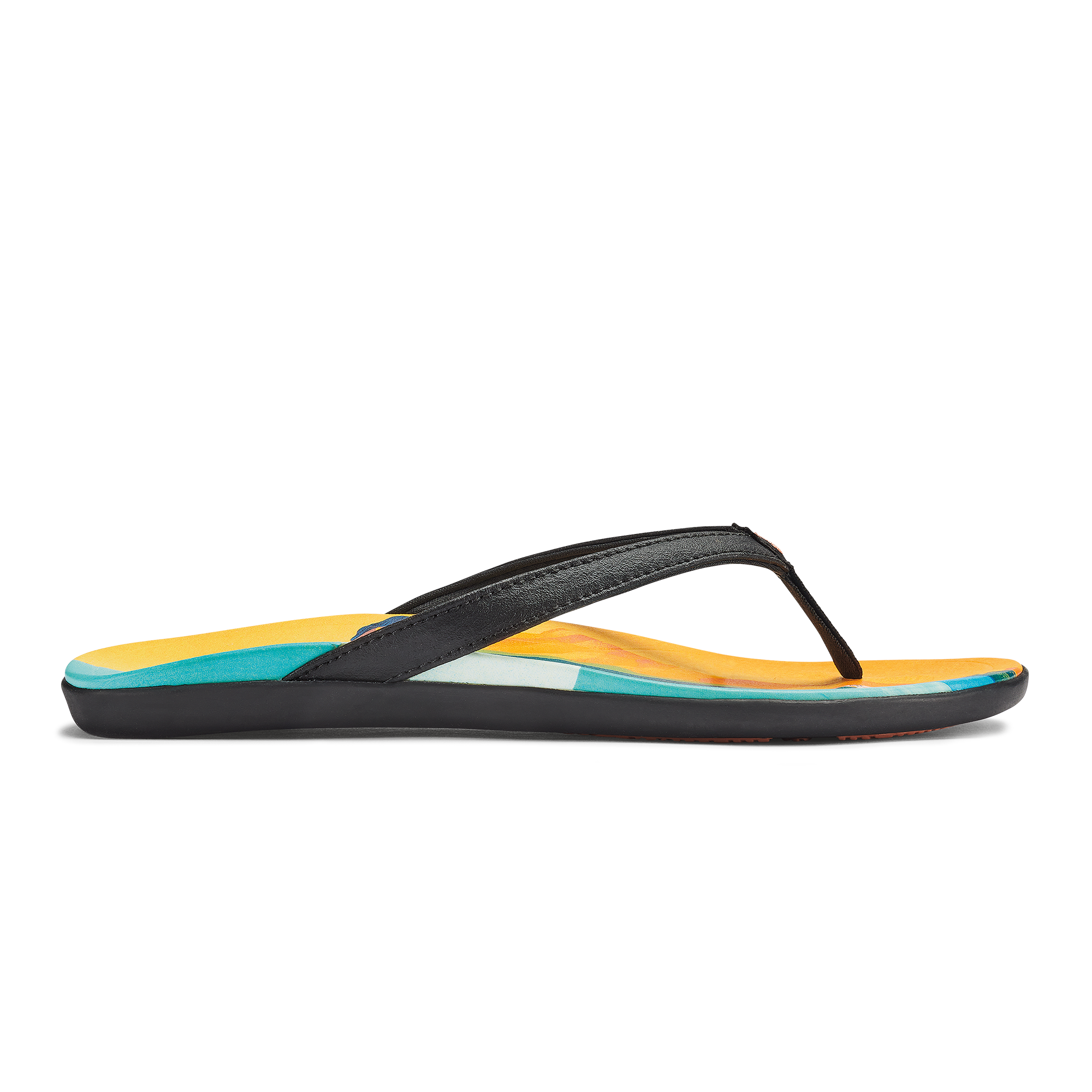 Olukai Ho Opio Pae Womens Sandal 407Q-Black-Pae 6