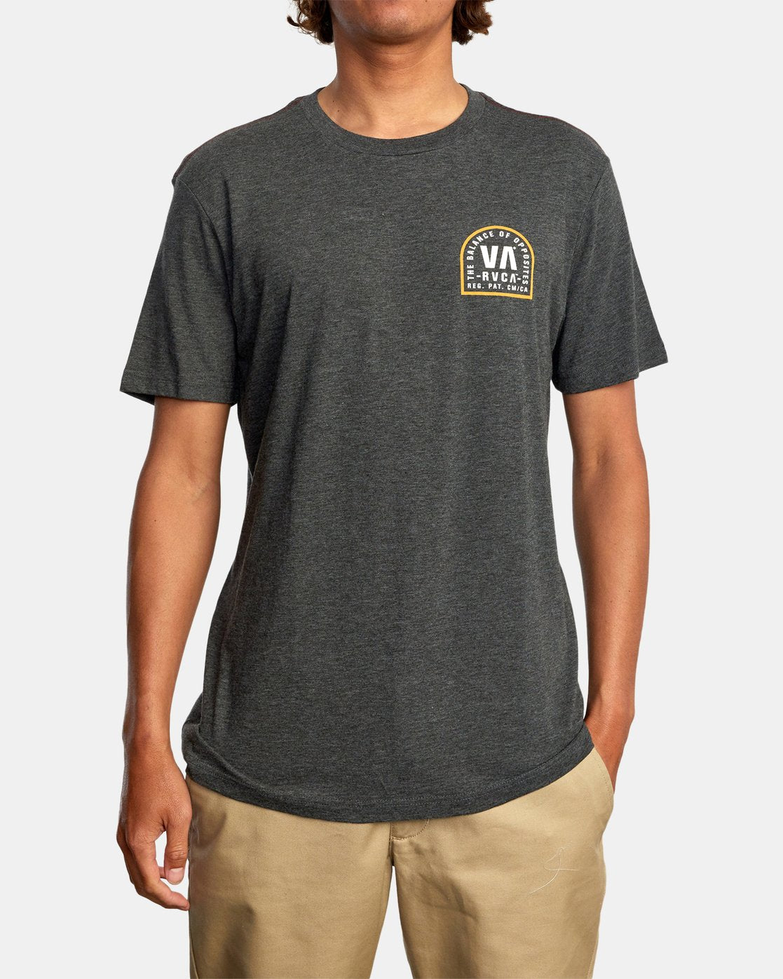 RVCA Tomb Seal Tee BLK2 M