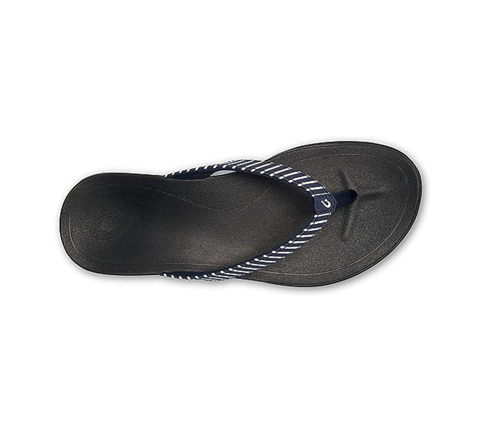 Olukai Ho Opio Womens Sandal DEZP-Trench Blue-Stripe 6