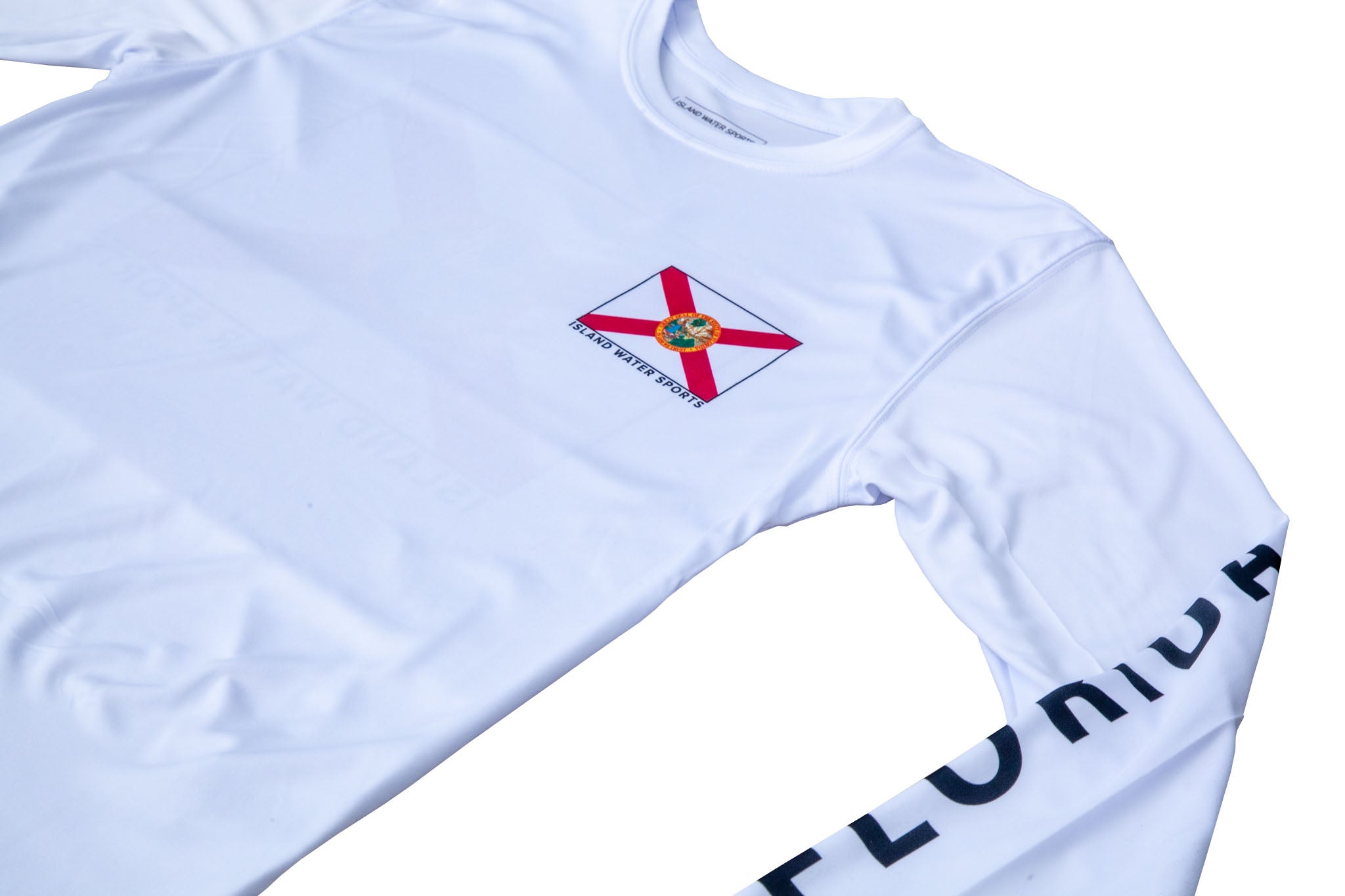 Island Water Sports Florida Flag Performance LS UV Shirt