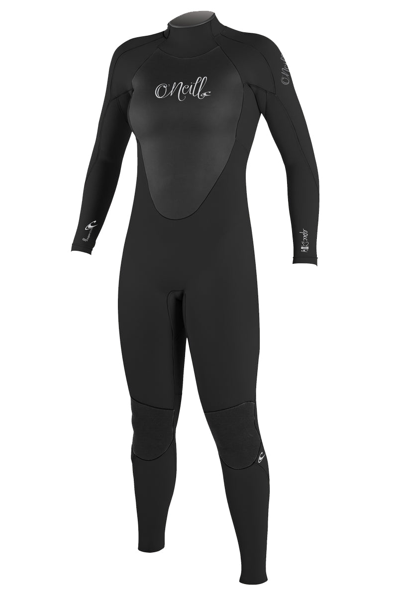 O Neill Epic 3/2mm Womens Fullsuit A05-Black-Black-Black 4