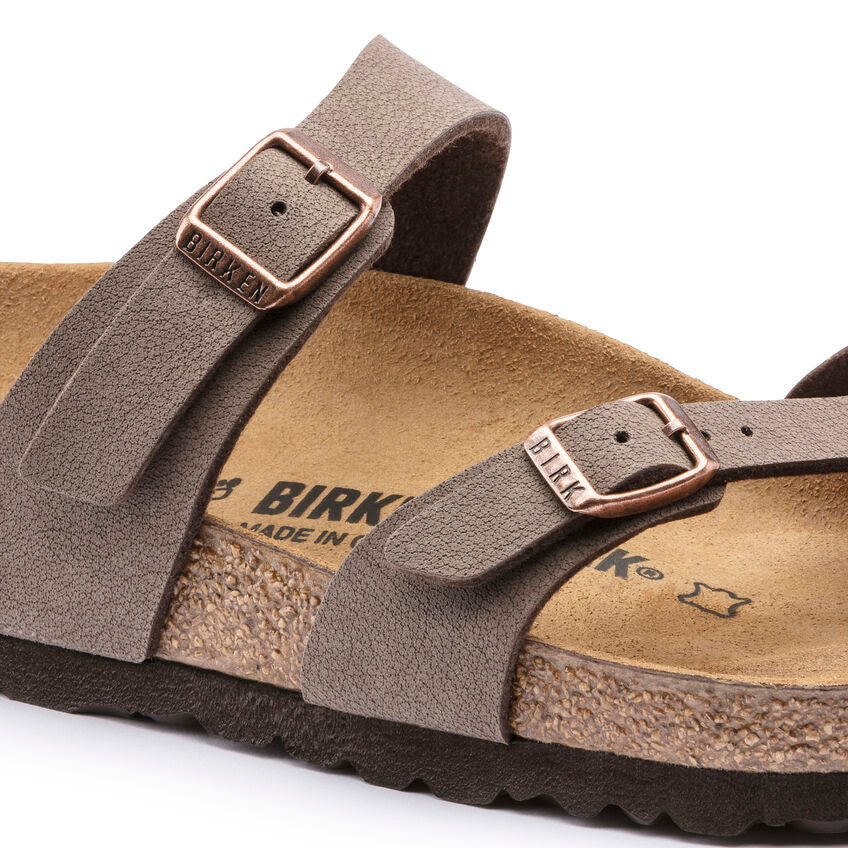 Birkenstock Mayari Womens Sandal Birkibuc-Mocha 6