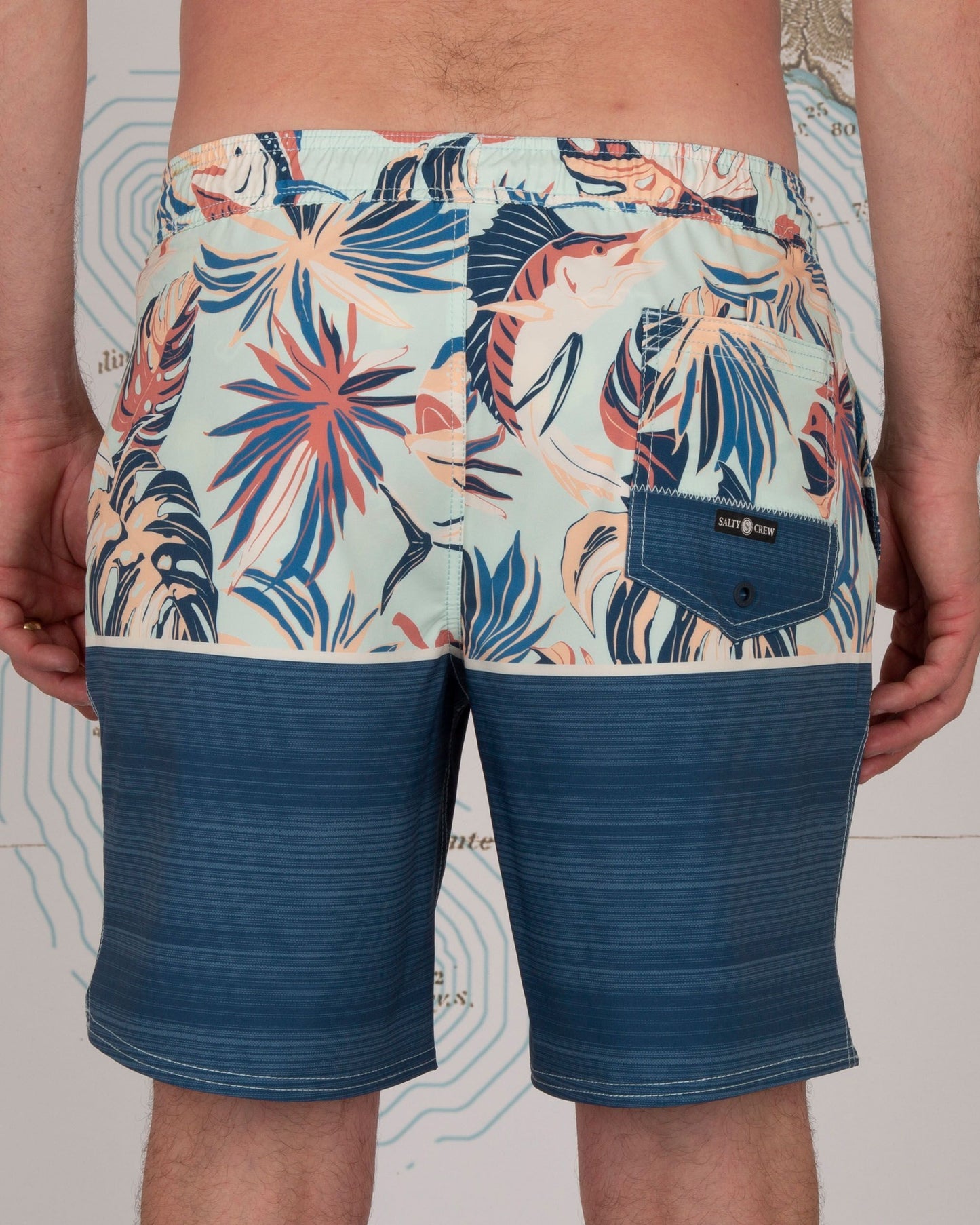 Salty Crew Tandem Elastic Boardshort Aqua L