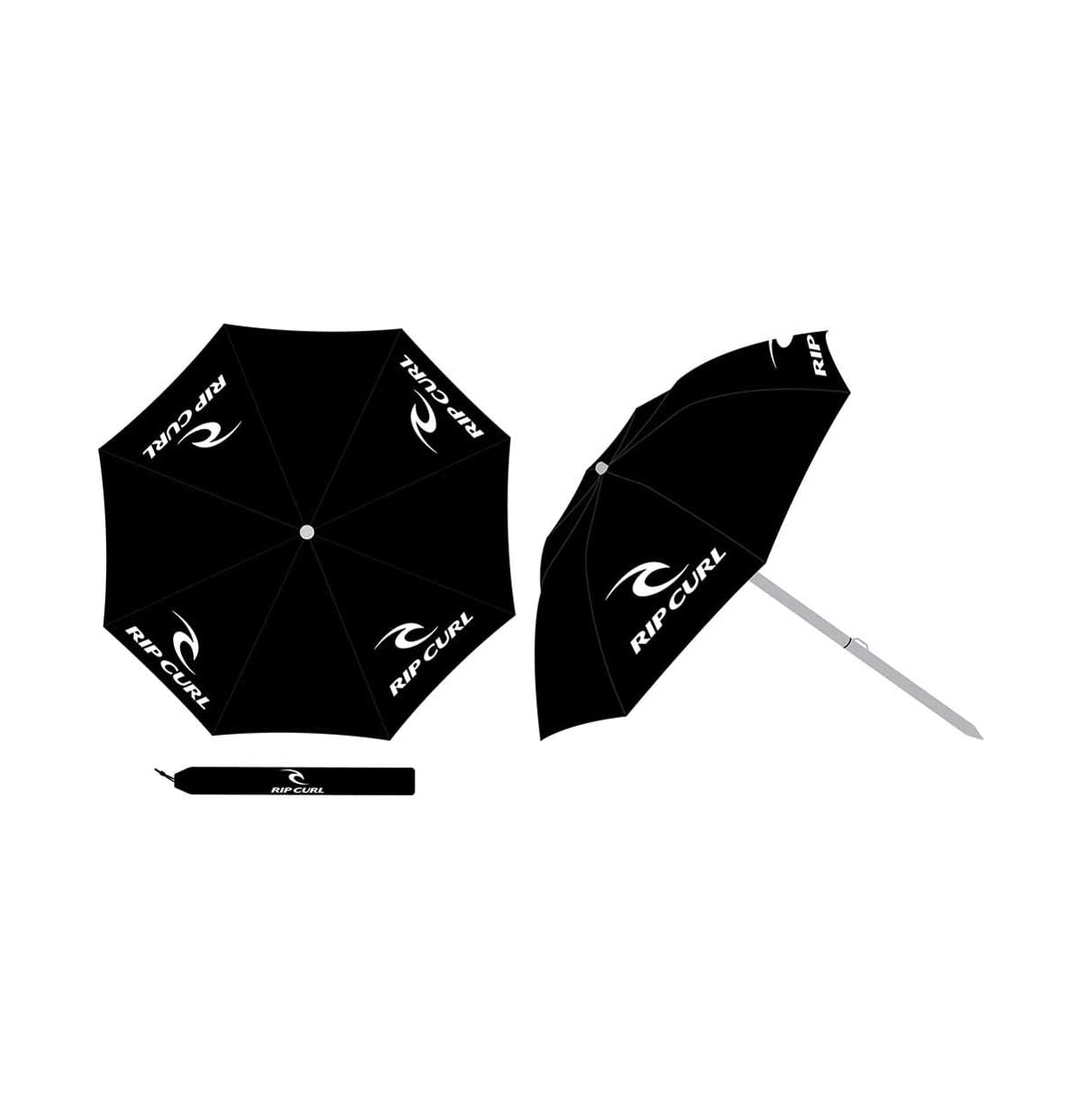 Rip Curl beach Umbrella Black OS