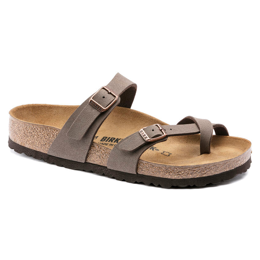 Birkenstock Mayari Womens Sandal Birkibuc-Mocha 9