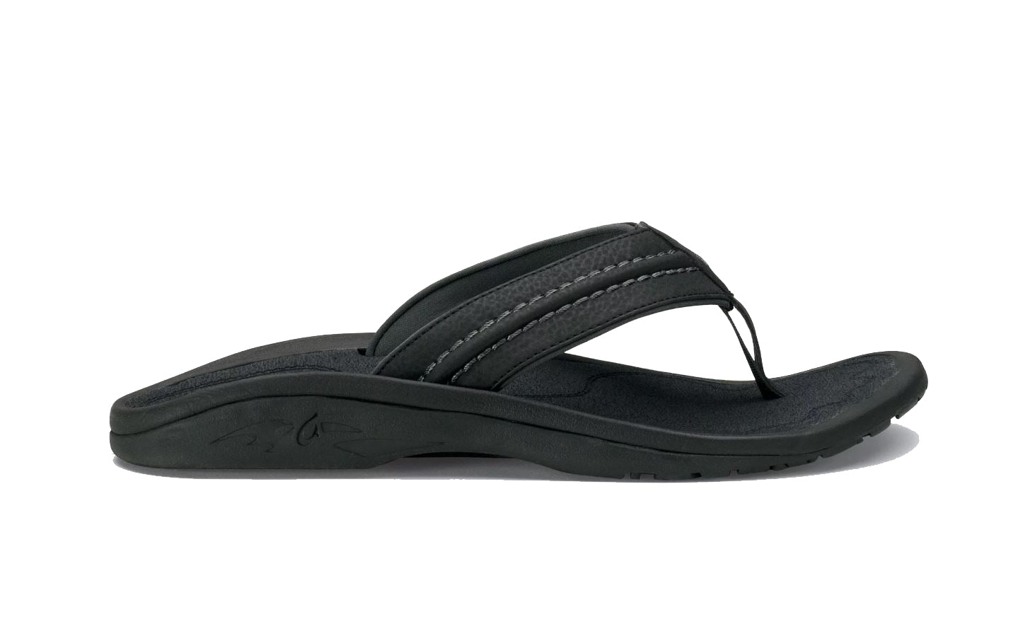 Olukai Hokua Mens Sandal 4042-Black-Dark Shadow 12