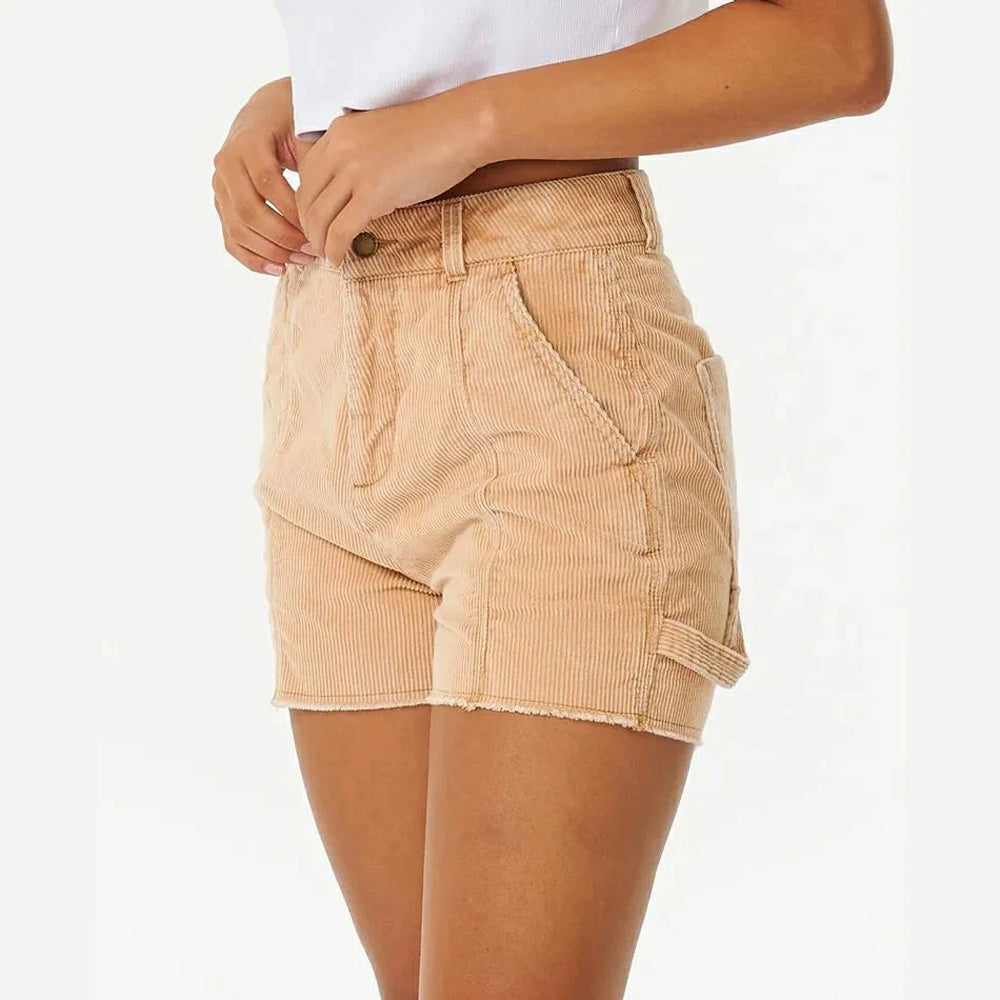 Rip Curl Pacific Dreams Cord Short 0009-BROWN L