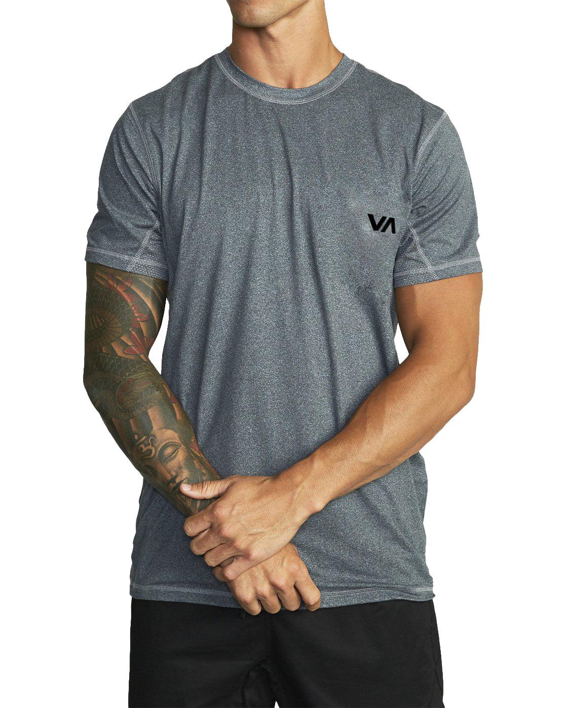 RVCA Sport Vent SS Tee CCH-Charcoal S