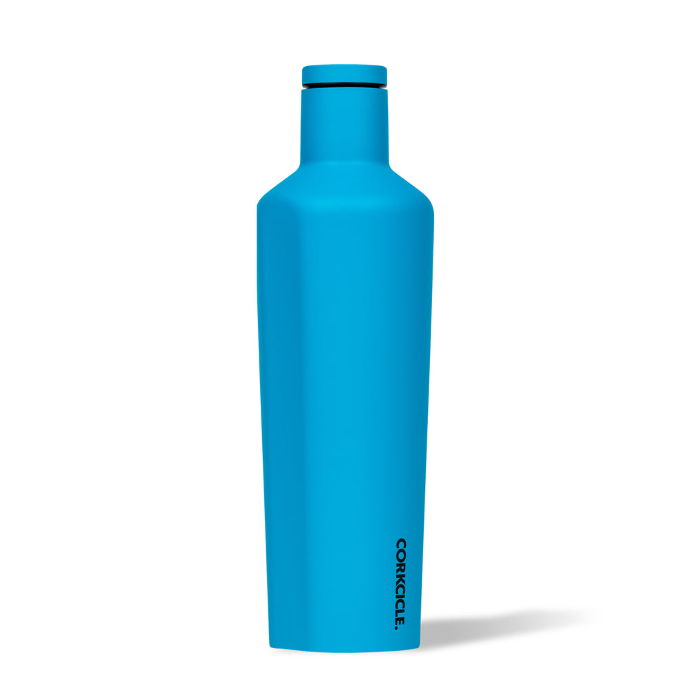 Corkcicle Canteen Neon Lights Blue 25oz
