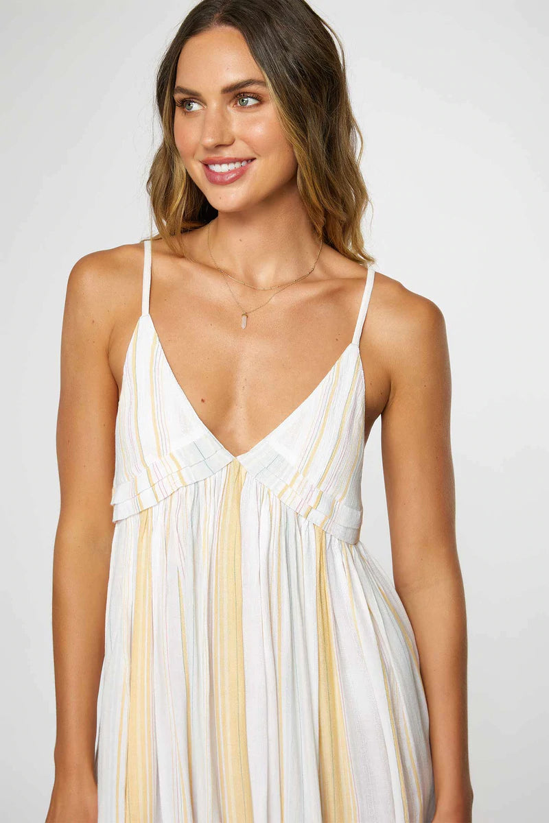 O'neill Saltwater Solids Stripe Tank Dress VAN XL