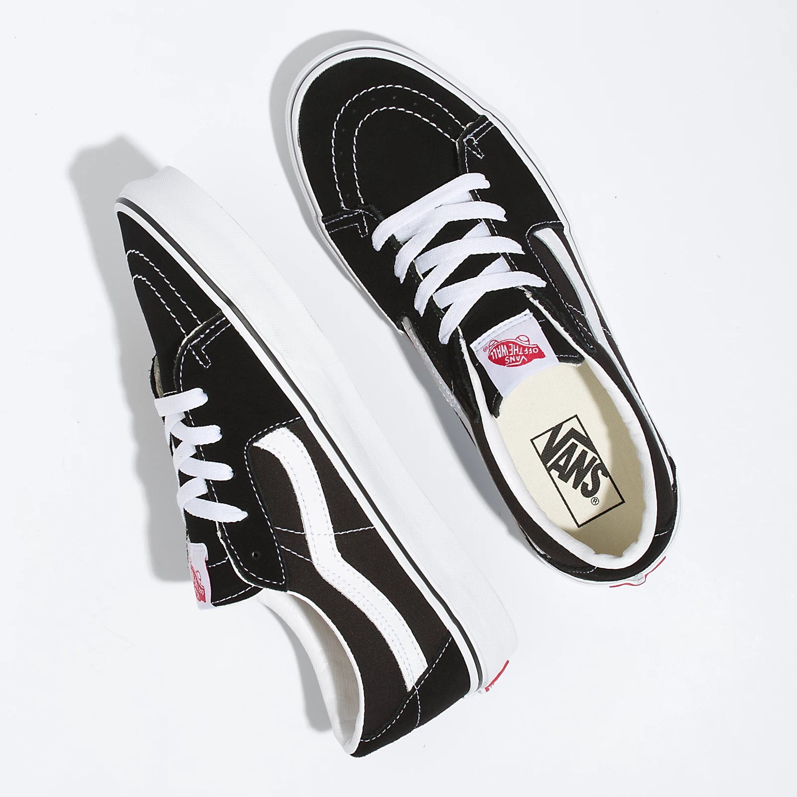 Vans Sk8-Low Black/TrueWhite 7.5